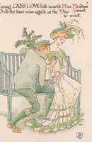 Picture 3 of 19 from A flower wedding : described by two wallflowers (1905), leaf 7