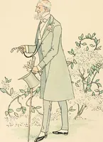 An illustration from A flower wedding : described by two wallflowers (1905)