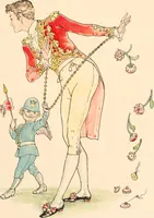 An illustration from A flower wedding : described by two wallflowers (1905)