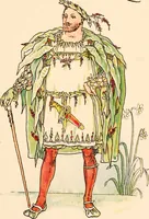 An illustration from A flower wedding : described by two wallflowers (1905)
