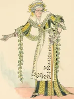 An illustration from A flower wedding : described by two wallflowers (1905)