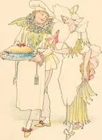 An illustration from A flower wedding : described by two wallflowers (1905)