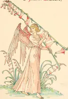 An illustration from A flower wedding : described by two wallflowers (1905)