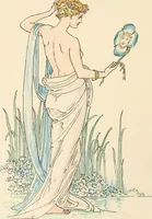 An illustration from A flower wedding : described by two wallflowers (1905)