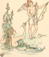 An illustration from A flower wedding : described by two wallflowers (1905)