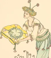 An illustration from A flower wedding : described by two wallflowers (1905)