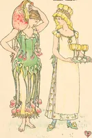 An illustration from A flower wedding : described by two wallflowers (1905)