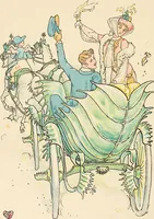 An illustration from A flower wedding : described by two wallflowers (1905)