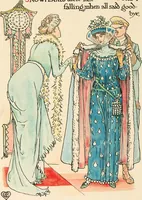 An illustration from A flower wedding : described by two wallflowers (1905)