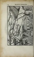 An illustration from Fl. Vegetii Renati viri illustris De re militari libri quatuor. Sexti Ivlii Frontini viri consvlaris De strategematis libri totidem. Aeliani De instruendis aciebus liber unvs. Modesti De vocabulis rei militaris liber vnus : item picturae bellicae cxx passim Vegetio adiectae (1535)