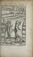 Picture 42 of 50 from Fl. Vegetii Renati viri illustris De re militari libri quatuor. Sexti Ivlii Frontini viri consvlaris De strategematis libri totidem. Aeliani De instruendis aciebus liber unvs. Modesti De vocabulis rei militaris liber vnus : item picturae bellicae cxx passim Vegetio adiectae (1535), leaf 191