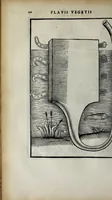 Picture 46 of 50 from Fl. Vegetii Renati viri illustris De re militari libri quatuor. Sexti Ivlii Frontini viri consvlaris De strategematis libri totidem. Aeliani De instruendis aciebus liber unvs. Modesti De vocabulis rei militaris liber vnus : item picturae bellicae cxx passim Vegetio adiectae (1535), leaf 200