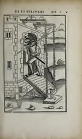 An illustration from Fl. Vegetii Renati viri illustris De re militari libri quatuor. Sexti Ivlii Frontini viri consvlaris De strategematis libri totidem. Aeliani De instruendis aciebus liber unvs. Modesti De vocabulis rei militaris liber vnus : item picturae bellicae cxx passim Vegetio adiectae (1535)