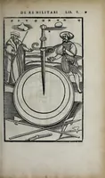 Picture 10 of 50 from Fl. Vegetii Renati viri illustris De re militari libri quatuor. Sexti Ivlii Frontini viri consvlaris De strategematis libri totidem. Aeliani De instruendis aciebus liber unvs. Modesti De vocabulis rei militaris liber vnus : item picturae bellicae cxx passim Vegetio adiectae (1535), leaf 73