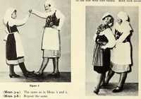 Picture 4 of 7 from Folk-dances and singing games: twentysix folk-dances of Norway, Sweden, Denmark, Russia, Bohemia, Hungary, Italy, England, Scotland and Ireland, with the music, full illustrations; (1902), leaf 52