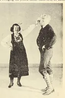 An illustration from Folk-dances and singing games: twentysix folk-dances of Norway, Sweden, Denmark, Russia, Bohemia, Hungary, Italy, England, Scotland and Ireland, with the music, full illustrations; (1902)