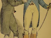 Picture 4 of 51 from The follies & fashions of our grandfathers (1807) Embellished with thirty-seven whole-page plates including ladies' and gentlemen's dress ... sporting and coaching scenes ... fanciful prints, portraits of celebrities, etc. (1886), leaf 11