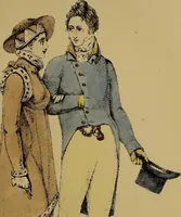 Picture 24 of 51 from The follies & fashions of our grandfathers (1807) Embellished with thirty-seven whole-page plates including ladies' and gentlemen's dress ... sporting and coaching scenes ... fanciful prints, portraits of celebrities, etc. (1886), leaf 164