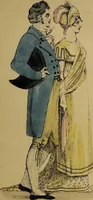 An illustration from The follies & fashions of our grandfathers (1807) Embellished with thirty-seven whole-page plates including ladies' and gentlemen's dress ... sporting and coaching scenes ... fanciful prints, portraits of celebrities, etc. (1886)