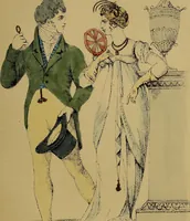 Picture 43 of 51 from The follies & fashions of our grandfathers (1807) Embellished with thirty-seven whole-page plates including ladies' and gentlemen's dress ... sporting and coaching scenes ... fanciful prints, portraits of celebrities, etc. (1886), leaf 376