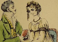 Picture 49 of 51 from The follies & fashions of our grandfathers (1807) Embellished with thirty-seven whole-page plates including ladies' and gentlemen's dress ... sporting and coaching scenes ... fanciful prints, portraits of celebrities, etc. (1886), leaf 444