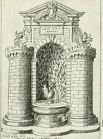An illustration from Fontane diuerse [graphic] : che si uedano nel'alma città di Roma et altre parte d'Italia (1617)