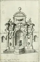 Picture 26 of 33 from Fontane diuerse [graphic] : che si uedano nel'alma città di Roma et altre parte d'Italia (1617), leaf 54
