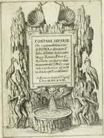 Picture 2 of 33 from Fontane diuerse [graphic] : che si uedano nel'alma città di Roma et altre parte d'Italia (1617), leaf 6