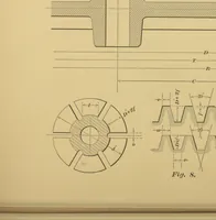 An illustration from Formulas in gearing, with practical suggestions (1892)