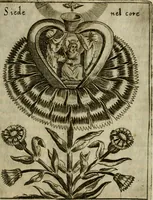 Picture 25 of 53 from Fortezza reale del cuore humano : battuta soauemente, saettata amorosamente, superata gloriosamente, e posseduta & ornata gratiosamente dall' amoroso Giesù : disegnata in figure con alcune brieui ma affettuose meditationi et altri tanti soliloquij (1628), leaf 51