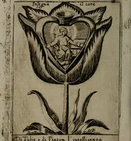 Picture 36 of 57 from Fortezza reale del cuore humano : battuta soauemente, saettata amorosamente, superata gloriosamente, e posseduta & ornata gratiosamente dall' amoroso Giesù : disegnata in figure con alcune brieui ma affettuose meditationi et altri tanti soliloquij (1628), leaf 71
