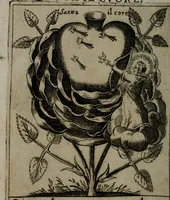 Picture 44 of 57 from Fortezza reale del cuore humano : battuta soauemente, saettata amorosamente, superata gloriosamente, e posseduta & ornata gratiosamente dall' amoroso Giesù : disegnata in figure con alcune brieui ma affettuose meditationi et altri tanti soliloquij (1628), leaf 87