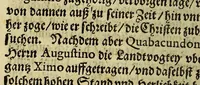An illustration from Fortsetzung der Zeytungen und historischen Berichts auss den fürtrefflichen unnd weitbarümbten Japonischen und Chinesischen Königreichen und Landen, wie auch beydes, so wol auss den Orientalischen als Occidentalischen Indian . (1593)