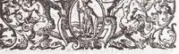 An illustration from Fortunii Liceti ... Ad Syringam Publilianam encyclopaedia : in qua Publilij Fistula describitur explicaturq[ue] tactis vetustioribus poematijs sphęrę, throni, labyrinthi, ac pepli (1635)