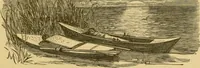 An illustration from Four months in a sneak-box. A boat voyage of 2600 miles down the Ohio and Mississippi rivers (1879)