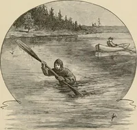 An illustration from Four months in a sneak-box : a boat voyage of 2600 miles down the Ohio and Mississippi Rivers, and along the Gulf of Mexico (1879)
