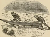 An illustration from Four months in a sneak-box : a boat voyage of 2600 miles down the Ohio and Mississippi Rivers, and along the Gulf of Mexico (1879)