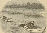 An illustration from Four months in a sneak-box : a boat voyage of 2600 miles down the Ohio and Mississippi Rivers, and along the Gulf of Mexico (1879)