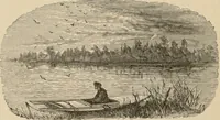An illustration from Four months in a sneak-box : a boat voyage of 2600 miles down the Ohio and Mississippi Rivers, and along the Gulf of Mexico (1879)