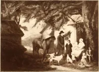 An illustration from Illustrated catalogue of the fourth series of 100 paintings by old masters of the Dutch, Flemish, Italian, French, and English schools : being a portion of the Sedelmeyer Gallery, which contains about 1500 pictures by ancient and modern artists (1897)