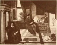 An illustration from Illustrated catalogue of the fourth series of 100 paintings by old masters of the Dutch, Flemish, Italian, French, and English schools : being a portion of the Sedelmeyer Gallery, which contains about 1500 pictures by ancient and modern artists (1897)