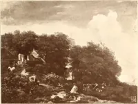 An illustration from Illustrated catalogue of the fourth series of 100 paintings by old masters of the Dutch, Flemish, Italian, French, and English schools : being a portion of the Sedelmeyer Gallery, which contains about 1500 pictures by ancient and modern artists (1897)