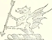 An illustration from The four visitations of Berkshire made and taken by Thomas Benolte, Clarnceuc, anno 1532; by William Harvey, Clarnceux, anno 1566; by Henry Chiting, Chester herald, and John Philipott, Rouge dragon, for William Camden, Clarenceux, anno 1623; and by Elias Ashmole, Windsor herald, for Sir Edward Bysshe, Clarenceux, anno 1665-66 (1907)