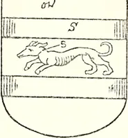 An illustration from The four visitations of Berkshire made and taken by Thomas Benolte, Clarnceuc, anno 1532; by William Harvey, Clarnceux, anno 1566; by Henry Chiting, Chester herald, and John Philipott, Rouge dragon, for William Camden, Clarenceux, anno 1623; and by Elias Ashmole, Windsor herald, for Sir Edward Bysshe, Clarenceux, anno 1665-66 (1907)