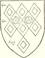 An illustration from The four visitations of Berkshire made and taken by Thomas Benolte, Clarnceuc, anno 1532; by William Harvey, Clarnceux, anno 1566; by Henry Chiting, Chester herald, and John Philipott, Rouge dragon, for William Camden, Clarenceux, anno 1623; and by Elias Ashmole, Windsor herald, for Sir Edward Bysshe, Clarenceux, anno 1665-66 (1907)