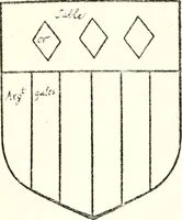 An illustration from The four visitations of Berkshire made and taken by Thomas Benolte, Clarnceuc, anno 1532; by William Harvey, Clarnceux, anno 1566; by Henry Chiting, Chester herald, and John Philipott, Rouge dragon, for William Camden, Clarenceux, anno 1623; and by Elias Ashmole, Windsor herald, for Sir Edward Bysshe, Clarenceux, anno 1665-66 (1907)