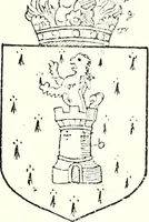 An illustration from The four visitations of Berkshire made and taken by Thomas Benolte, Clarnceuc, anno 1532; by William Harvey, Clarnceux, anno 1566; by Henry Chiting, Chester herald, and John Philipott, Rouge dragon, for William Camden, Clarenceux, anno 1623; and by Elias Ashmole, Windsor herald, for Sir Edward Bysshe, Clarenceux, anno 1665-66 (1907)