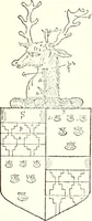 An illustration from The four visitations of Berkshire made and taken by Thomas Benolte, Clarnceuc, anno 1532; by William Harvey, Clarnceux, anno 1566; by Henry Chiting, Chester herald, and John Philipott, Rouge dragon, for William Camden, Clarenceux, anno 1623; and by Elias Ashmole, Windsor herald, for Sir Edward Bysshe, Clarenceux, anno 1665-66 (1907)
