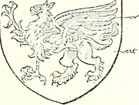 An illustration from The four visitations of Berkshire made and taken by Thomas Benolte, Clarnceuc, anno 1532; by William Harvey, Clarnceux, anno 1566; by Henry Chiting, Chester herald, and John Philipott, Rouge dragon, for William Camden, Clarenceux, anno 1623; and by Elias Ashmole, Windsor herald, for Sir Edward Bysshe, Clarenceux, anno 1665-66 (1907)