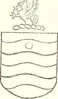 An illustration from The four visitations of Berkshire made and taken by Thomas Benolte, Clarnceuc, anno 1532; by William Harvey, Clarnceux, anno 1566; by Henry Chiting, Chester herald, and John Philipott, Rouge dragon, for William Camden, Clarenceux, anno 1623; and by Elias Ashmole, Windsor herald, for Sir Edward Bysshe, Clarenceux, anno 1665-66 (1907)